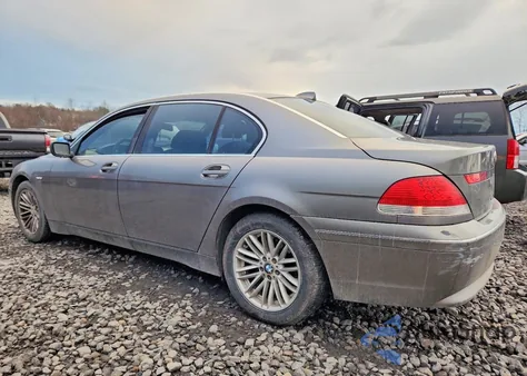 2004 BMW 745 Li z USA, uszkodzony, nr VIN WBAGN63464DS45849